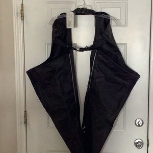 4XL Biker Leather Chaps,NWT
